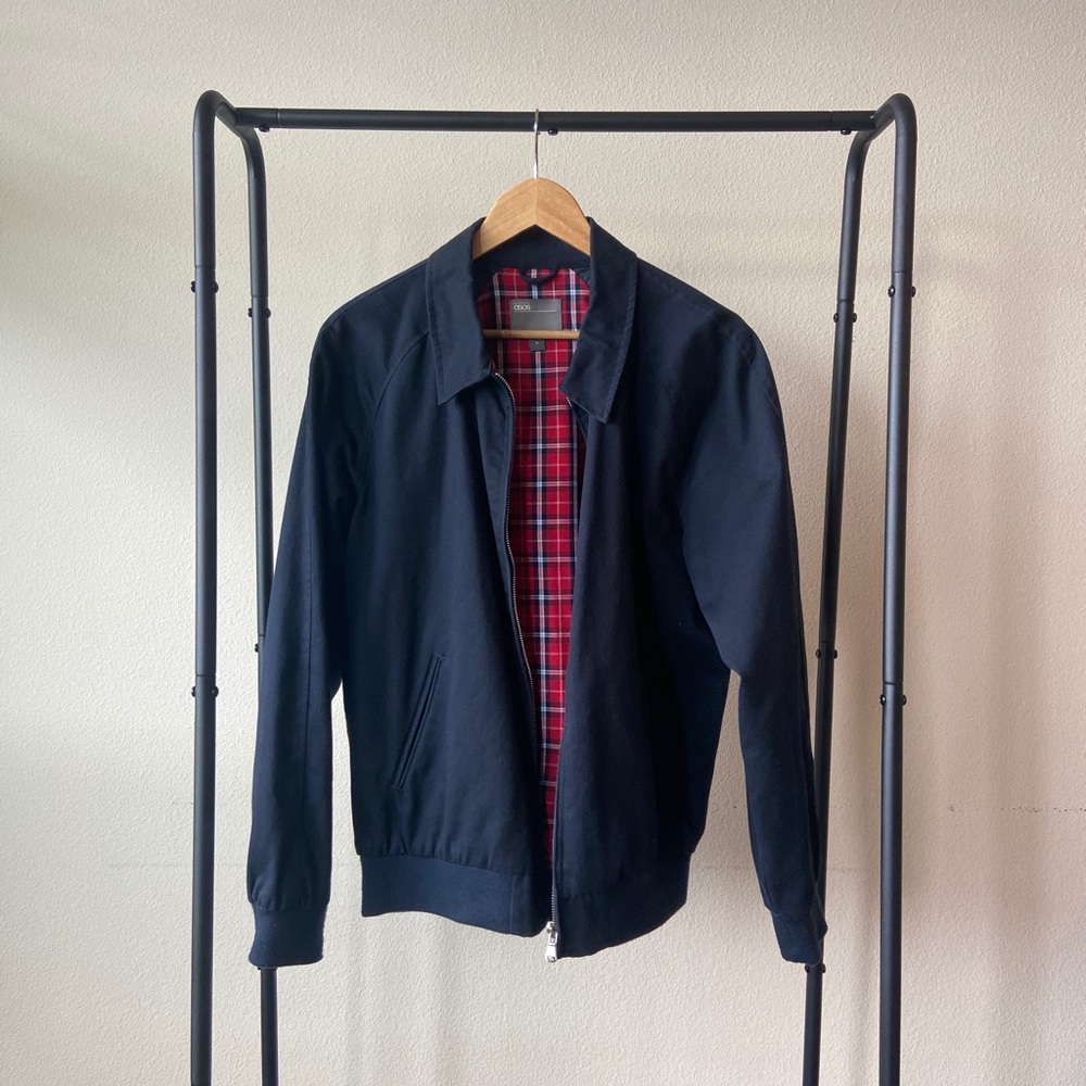 ASOS Harrington Jacket - Navy